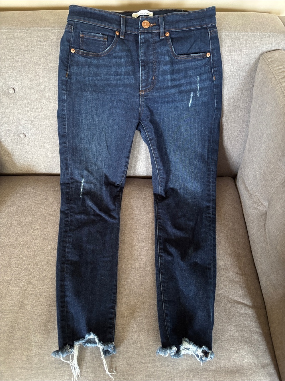 LOFT‎ jeans women’s size 6p 6 petite blue Blue sustainable style